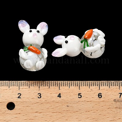 Бусы лэмпворк ручной работы LAMP-A005-02-1