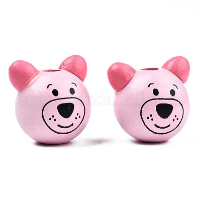 Натуральные деревянные бусы WOOD-S040-31-06-1