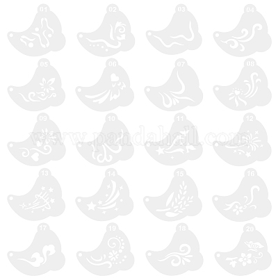 Шаблоны трафаретов для татуировок домашних животных&nbsp;AJEW-WH20141-12-1