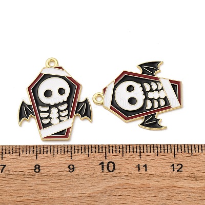 Подвески из сплава хэллоуина с эмалью&nbsp;LS-STAS-I354-01G-G-1