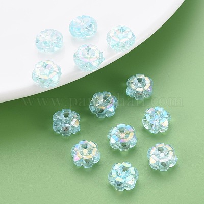 Perles en acrylique transparente&nbsp;MACR-S373-06-C03-1