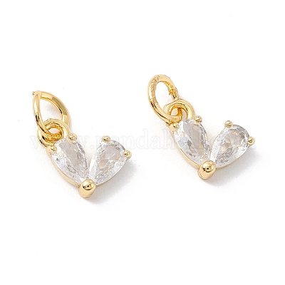 Стойки обшивки латунь кубического циркония подвески KK-I684-04G-04-RS-1