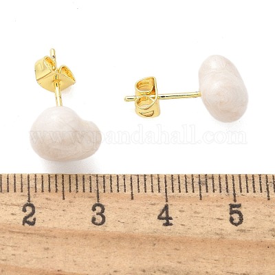 Orecchini in ottone&nbsp;EJEW-F359-06G-01-1
