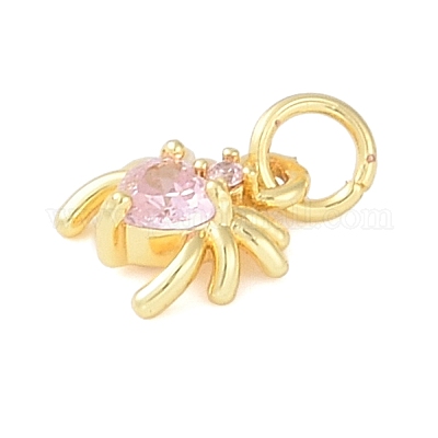 Латунные микро проложить кубического циркония подвески KK-S390-03G-01-1