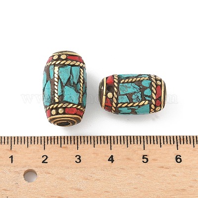 Индонезийские бусины ручной работы KK-H075-04AG-1