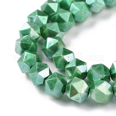 Стеклянные жемчужные бусины GLAA-F122-03B-1