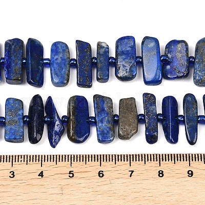 Natürlicher Lapislazuli Perlenstränge&nbsp;G-K393-B05-1