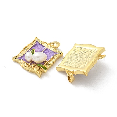 Латунь эмаль подвески KK-Z083-13G-1