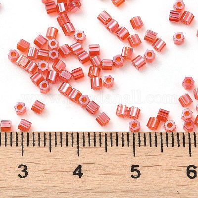 Прозрачные цвета блеск стеклянный бисер SEED-S042-20B-02-1