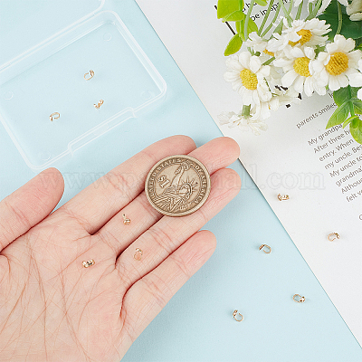 12 шт. латунные наконечники для бусин KK-BC0013-41-1