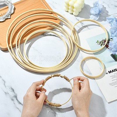 8 шт. 8 стиля бамбуковые пяльцы для вышивания&nbsp;FIND-CJ0001-97-1