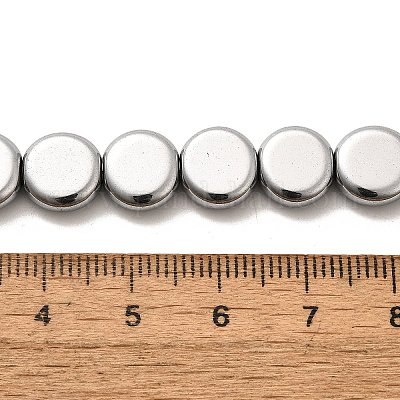 Гальванические нити из синтетических немагнитных гематитовых бусин G-L613-L01-02A-1