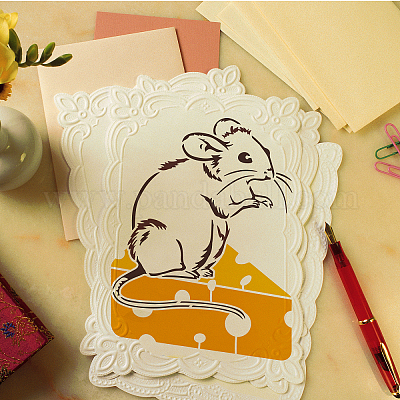 Pochoir Pompier FINGERINSPIRE 21x29.7 Cm - Réutilisable Pour Décor DIY