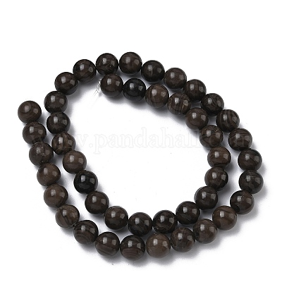 Натуральное дерево каменным кружевом бисер нитей&nbsp;G-K365-F03-8mm-1