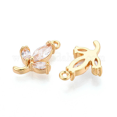 Латунные микро проложить кубического циркония подвески KK-N263-66G-1