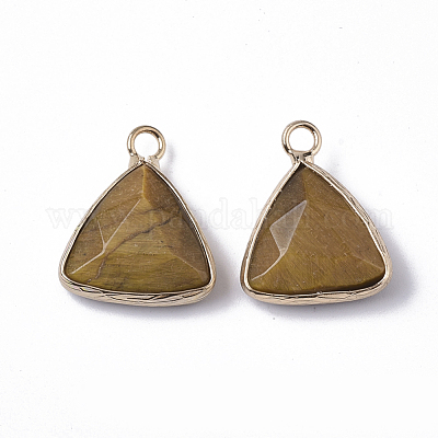 Природных тигровый глаз подвески G-S359-029C-1