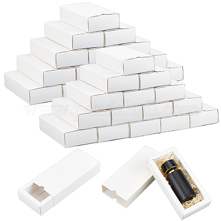 Scatole pieghevoli in carta kraft per cassetti&nbsp;CON-WH0110-66B-1