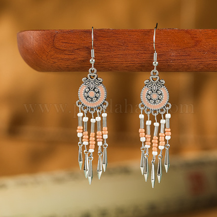 Серьги-люстры с кисточками FS-WG14215-08-1