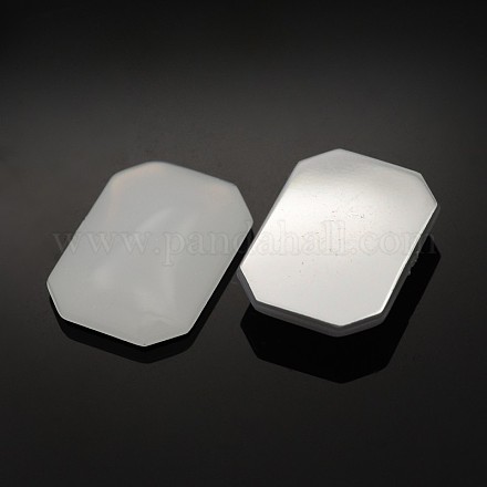 Cabochons acryliques rectangulaires taïwanais K62-13x18-H2-1