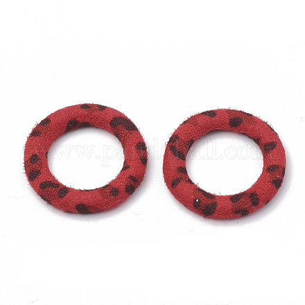 Cloth Fabric Covered Linking Rings WOVE-N009-06A-1
