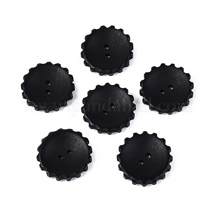 Пуговицы из натурального дерева WOOD-T032-34E-1