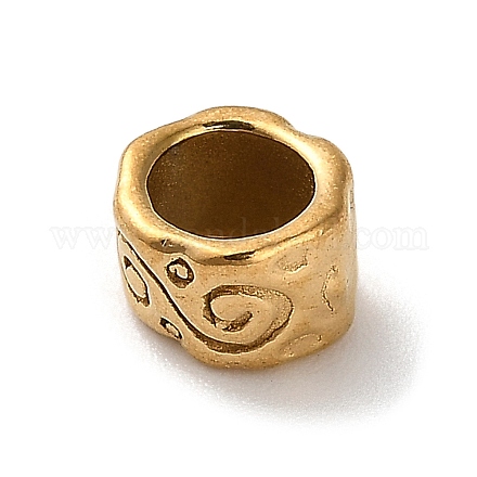 Бусины из нержавеющей стали 304 STAS-R009-03G-02-1