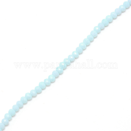 Perles de verre rondelle factices GLAA-TAC0008-02B-1