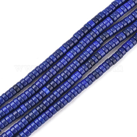 Chapelets de perles en turquoise synthétique X-TURQ-G110-4x2mm-05-1