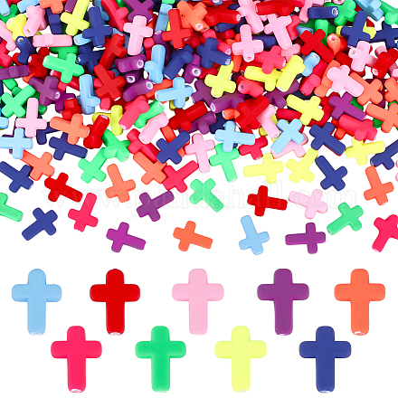 300 шт брызг покрашенный акриловые шарики&nbsp;ACRP-HY0001-05-1