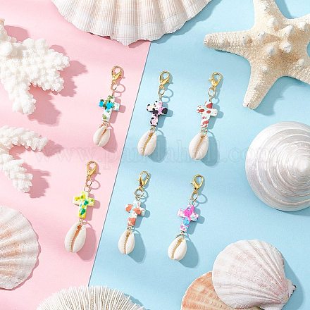 Синтетическая бирюза подвеска decraotions HJEW-JM03645-01-1