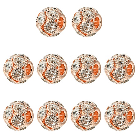 10 шт. Латунные бусины&nbsp;RB-YW0001-19RG-1