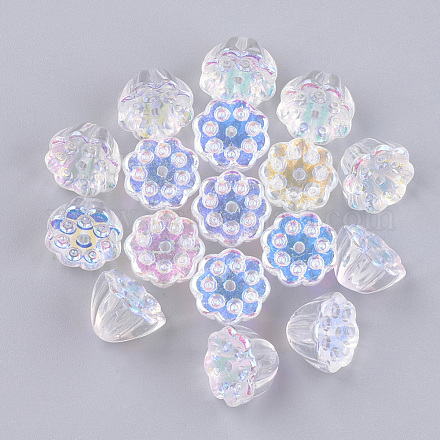 Transparent Glass Beads X-GGLA-S045-03-1