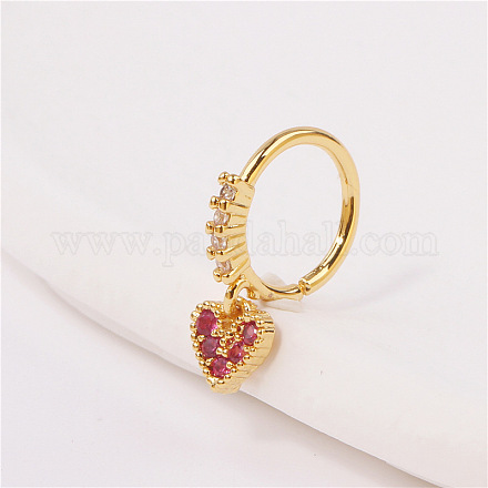 Латунные микропаве прозрачные кубические цирконии подвески кольца для носа FS-WG904D6-05-1