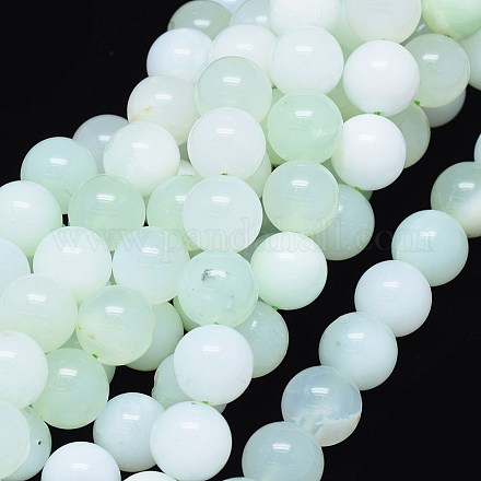 Chapelets de perles en opale vert naturel G-O180-07-12mm-1