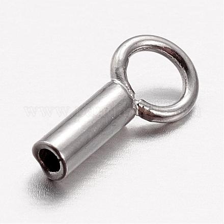 925 Sterling Silver Cord Ends STER-P005-10-1