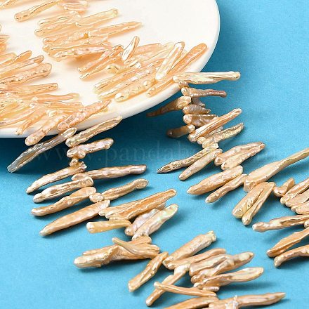 Натуральный жемчуг в стиле барокко кеши PEAR-B004-02A-02B-1