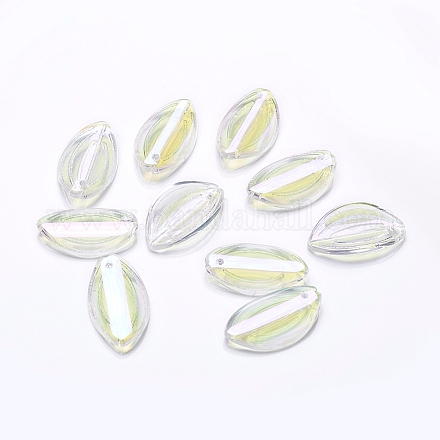 Colgantes de cristal transparente GLAA-H016-04D-20-1