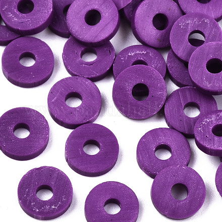 Handmade Polymer Clay Beads CLAY-Q251-8.0mm-99-1
