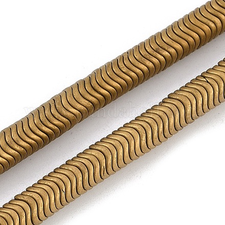 Гальванические нити из синтетических немагнитных гематитовых бусин G-H020-M01-27-1