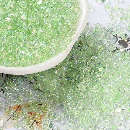 Стеклянный бисер с цветным покрытием ab SEED-L011-06B-11-1