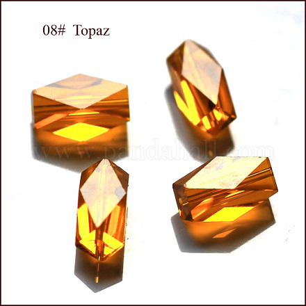 Abalorios de cristal austriaco de imitación SWAR-F055-8x4mm-08-1