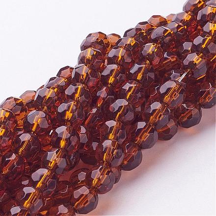 Glass Beads Strands GF6mmC45-1