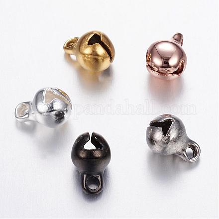 304 Stainless Steel Bell Charms UNKW-N0001-01-1