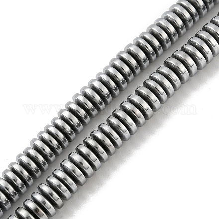 Electroplated Synthetic Non-magnetic Hematite Beads Strands G-Z032-C02-04P-1