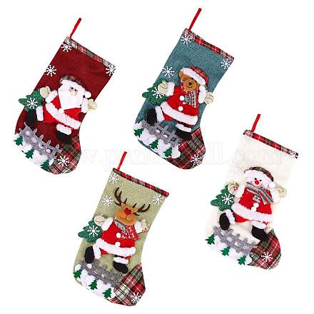 Meecaa Kit di calze di Natale per adulti, per principianti fai da