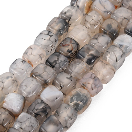 Chapelets de perles d'agate naturelle G-N326-99F-1