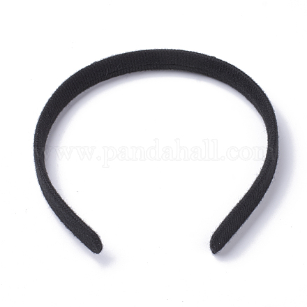 Hair Accessories Plain Plastic Hair Band Findings OHAR-S195-04C-1
