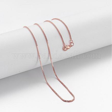 Colliers de chaînes en laiton MAK-F013-02RG-1