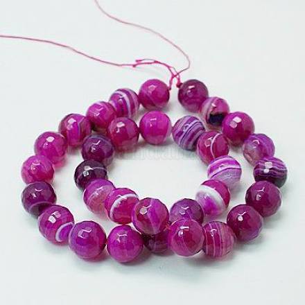 Natural Agate Beads Strands G-H1593-18mm-1-1