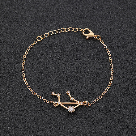 12 браслет созвездия сплава со стразами WG43B2B-03-1